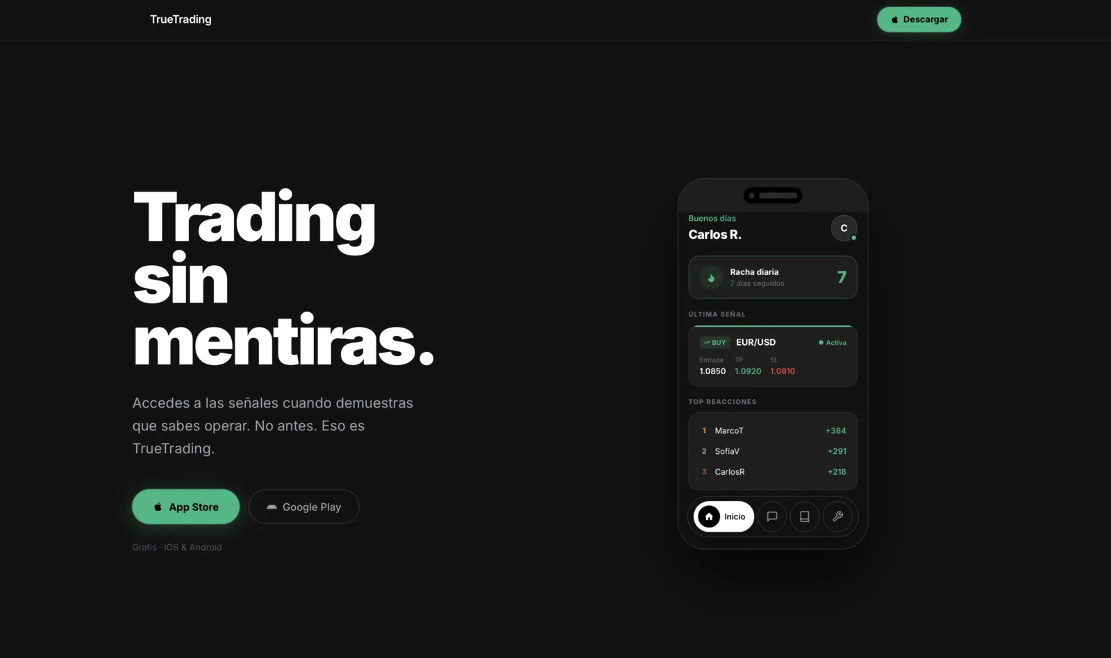 True Trading App